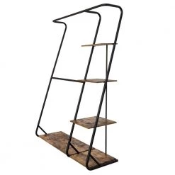Brown Wood Clothes Rack 17.32 in. W x 68 in. H by Honey-Can-Do