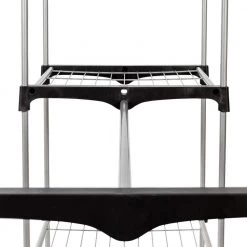 Silver Steel Clothes Rack 45.87 in. W x 67.72 in. H by Honey-Can-Do -Carnegy Avenue Sales silver honey can do clothes racks wrd 09305 4f 1000