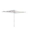 210 ft. Folding Aluminum and Steel Outdoor Umbrella Clothesline by Honey-Can-Do -Carnegy Avenue Sales silver honey can do clotheslines dry 09487 64 1000