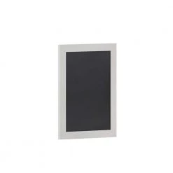 Solid White Magnetic Wall Mounted Chalkboard by Carnegy Avenue