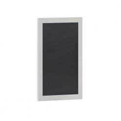 Solid White Magnetic Wall Mounted Chalkboard by Carnegy Avenue