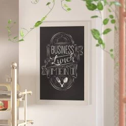 Solid White Magnetic Wall Mounted Chalkboard by Carnegy Avenue -Carnegy Avenue Sales solid white carnegy avenue boards easels cga hgwa 513599 so hd 31 1000