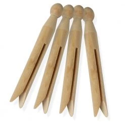 Traditional Wood Clothespins 96-Pack by Honey-Can-Do