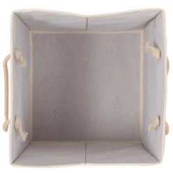 Square Laundry Hamper with Handles by Honey-Can-Do -Carnegy Avenue Sales tan honey can do hampers hmp 01453 e1 1000