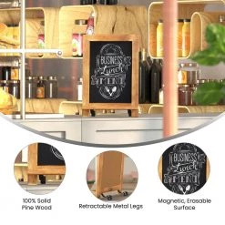 Torched Brown Magnetic Tabletop Chalkboard by Carnegy Avenue 20 Torched Brown Magnetic Tabletop Chalkboard by Carnegy Avenue -Carnegy Avenue Sales torched brown carnegy avenue boards easels cga hfk 513554 to hd 1f 1000