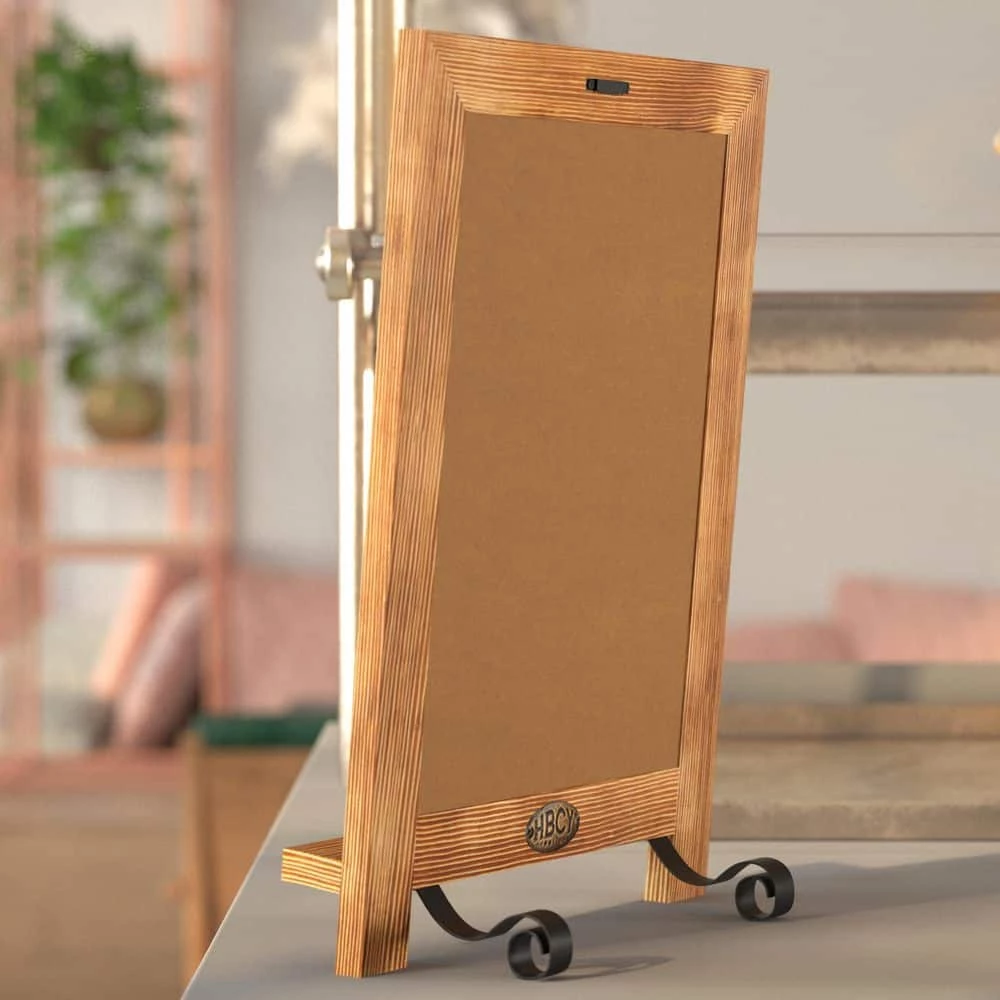 Torched Brown Magnetic Tabletop Chalkboard by Carnegy Avenue 12 Torched Brown Magnetic Tabletop Chalkboard by Carnegy Avenue - Image 10