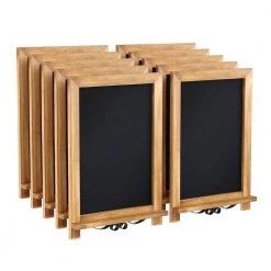 Torched Brown Magnetic Tabletop Chalkboard by Carnegy Avenue