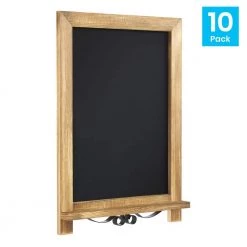 Torched Brown Magnetic Tabletop Chalkboard by Carnegy Avenue -Carnegy Avenue Sales torched brown carnegy avenue boards easels cga hfk 513559 to hd c3 1000