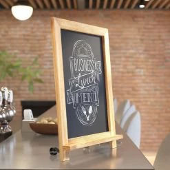 Torched Brown Magnetic Tabletop Chalkboard by Carnegy Avenue -Carnegy Avenue Sales torched brown carnegy avenue boards easels cga hfk 513559 to hd fa 1000