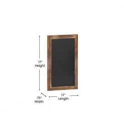 Torched Brown Magnetic Wall Mounted Chalkboard by Carnegy Avenue -Carnegy Avenue Sales torched brown carnegy avenue boards easels cga hgw 513564 to hd 44 1000