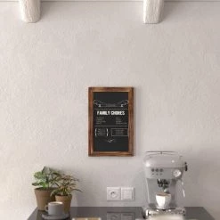Torched Brown Magnetic Wall Mounted Chalkboard by Carnegy Avenue -Carnegy Avenue Sales torched brown carnegy avenue boards easels cga hgw 513564 to hd 76 1000