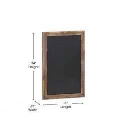 Torched Brown Magnetic Wall Mounted Chalkboard by Carnegy Avenue 19 Torched Brown Magnetic Wall Mounted Chalkboard by Carnegy Avenue -Carnegy Avenue Sales torched brown carnegy avenue boards easels cga hgwa 513528 to hd 1f 1000