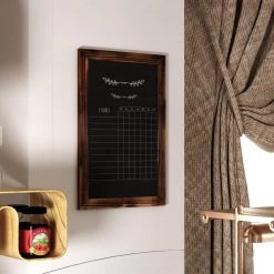 Torched Brown Magnetic Wall Mounted Chalkboard by Carnegy Avenue -Carnegy Avenue Sales torched brown carnegy avenue boards easels cga hgwa 513534 to hd 44 1000