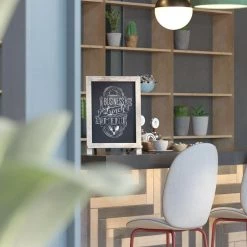 Weathered Brown Magnetic Tabletop Chalkboard by Carnegy Avenue -Carnegy Avenue Sales weathered brown carnegy avenue boards easels cga hfk 513561 we hd 76 1000