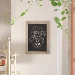 Weathered Brown Magnetic Wall Mounted Chalkboard by Carnegy Avenue -Carnegy Avenue Sales weathered brown carnegy avenue boards easels cga hgwa 513594 we hd 31 1000