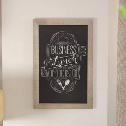 Weathered Brown Magnetic Wall Mounted Chalkboard by Carnegy Avenue 15 Weathered Brown Magnetic Wall Mounted Chalkboard by Carnegy Avenue -Carnegy Avenue Sales weathered brown carnegy avenue boards easels cga hgwa 513596 we hd 44 1000