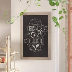 Weathered Brown Magnetic Wall Mounted Chalkboard by Carnegy Avenue -Carnegy Avenue Sales weathered brown carnegy avenue boards easels cga hgwa 513598 we hd 31 1000