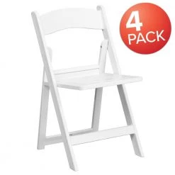 White Resin Folding Chair (Set of 4) by Carnegy Avenue 12 White Resin Folding Chair (Set of 4) by Carnegy Avenue -Carnegy Avenue Sales white carnegy avenue folding chairs cga le 14198 wh hd c3 1000