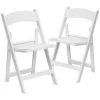 White Vinyl Seat with Resin Frame Folding Chair (Set of 2) by Carnegy Avenue -Carnegy Avenue Sales white carnegy avenue folding chairs cga le 274393 wh hd 64 1000