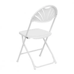 White Plastic Seat with Metal Frame Folding Chair (Set of 2) by Carnegy Avenue -Carnegy Avenue Sales white carnegy avenue folding chairs cga y 274406 wh hd 66 1000