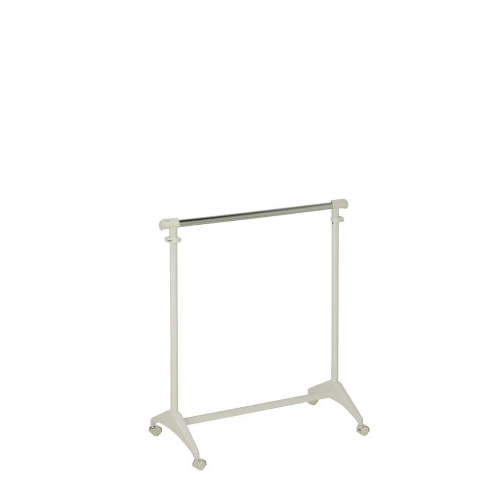 White Steel Clothes Rack 54.9 in. W x 66.9 in. H by Honey-Can-Do 5 White Steel Clothes Rack 54.9 in. W x 66.9 in. H by Honey-Can-Do - Image 3