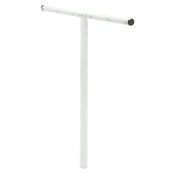 Steel White T-Post Pole for 7-Line Outdoor Clothesline by Honey-Can-Do