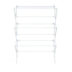 29 in. W x 42.1 in. H White Metal Folding Drying Rack by Honey-Can-Do -Carnegy Avenue Sales white honey can do drying racks dry 09138 44 1000