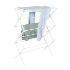 29 in. W x 42.1 in. H White Metal Folding Drying Rack by Honey-Can-Do -Carnegy Avenue Sales white honey can do drying racks dry 09138 4f 1000