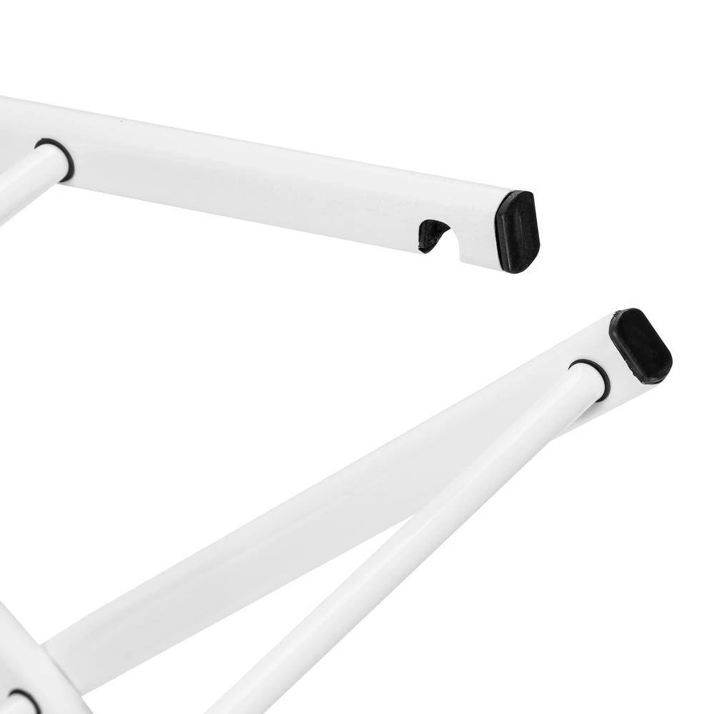 22.5 in. W x 41.25 in. H White Steel Compact Folding Drying Rack by Honey-Can-Do 6 22.5 in. W x 41.25 in. H White Steel Compact Folding Drying Rack by Honey-Can-Do - Image 4