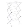 22.5 in. W x 41.25 in. H White Steel Compact Folding Drying Rack by Honey-Can-Do