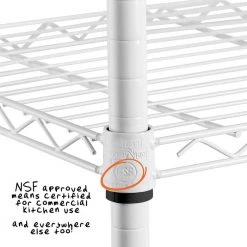 White 4-Tier Heavy Duty Adjustable Steel Garage Storage Shelving (36 in. W x 54 in. x 14 in. D) by Honey-Can-Do -Carnegy Avenue Sales white honey can do freestanding shelving units shf 09440 1f 1000