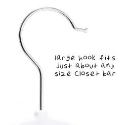 White Rubber Hangers 50-Pack by Honey-Can-Do -Carnegy Avenue Sales white honey can do hangers hng 08681 c3 1000