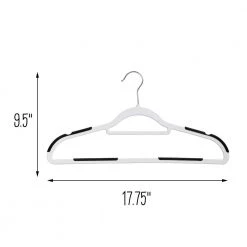 White Plastic Hangers 50-Pack by Honey-Can-Do -Carnegy Avenue Sales white honey can do hangers hng 08943 76 1000