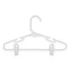 Kids White Plastic Hangers with Clips 18-Pack by Honey-Can-Do -Carnegy Avenue Sales white honey can do hangers hng 09047 64 1000