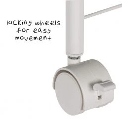 13 in. W x 34 in. H x 17 in. D Space Saver Rolling Cart in White by Honey-Can-Do -Carnegy Avenue Sales white honey can do utility carts crt 08581 44 1000