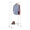 White Steel Clothes Rack 30.75 in. W x 68.11 in. H by Honey-Can-Do -Carnegy Avenue Sales white matte honey can do clothes racks gar 09057 64 1000