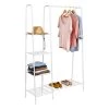 White Steel Clothes Rack 45 in. W x 66 in. H by Honey-Can-Do -Carnegy Avenue Sales white matte honey can do clothes racks wrd 09058 64 1000