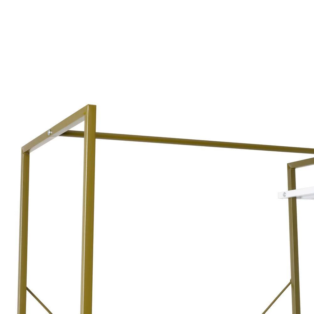 White Steel Clothes Rack 45.2 in. W x 68 in. H by Honey-Can-Do 7 White Steel Clothes Rack 45.2 in. W x 68 in. H by Honey-Can-Do - Image 5