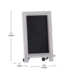 White Wash Magnetic Tabletop Chalkboard by Carnegy Avenue 21 White Wash Magnetic Tabletop Chalkboard by Carnegy Avenue -Carnegy Avenue Sales white wash carnegy avenue boards easels cga hfk 513553 wh hd 44 1000