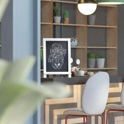 White Wash Magnetic Wall Mounted Chalkboard by Carnegy Avenue -Carnegy Avenue Sales white wash carnegy avenue boards easels cga hfk 513558 wh hd 31 1000