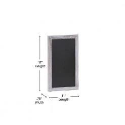 White Wash Magnetic Wall Mounted Chalkboard by Carnegy Avenue -Carnegy Avenue Sales white wash carnegy avenue boards easels cga hgw 513563 wh hd 44 1000