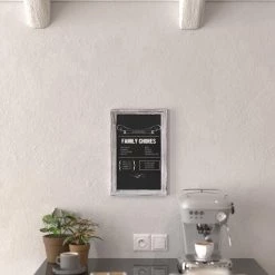 White Wash Magnetic Wall Mounted Chalkboard by Carnegy Avenue -Carnegy Avenue Sales white wash carnegy avenue boards easels cga hgw 513563 wh hd 76 1000