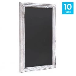 White Wash Magnetic Wall Mounted Chalkboard by Carnegy Avenue -Carnegy Avenue Sales white wash carnegy avenue boards easels cga hgw 513563 wh hd c3 1000
